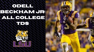 Odell Beckham Jr All College Touchdowns [upl. by Nilyram222]