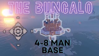 Rust 48 man Base  3 walls to open core  The Bungalo  Showcase [upl. by Darda]