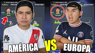 EUROPA vs AMÉRICA ¡Epic Duelo en FIFA22 😱 ZURDOS vs DERECHOS [upl. by Shreeves]