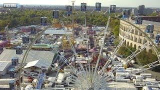 23042014 N Nürnberger Frühlingsfest aus der Luft [upl. by Aleakim401]