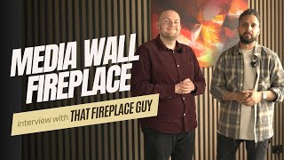 Media Wall amp Fireplace Design  Interview with That Fireplace Guy from Inspirational Fires [upl. by Anawad]