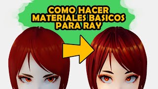 Hacer materiales basicos en RayShader MMD MME [upl. by Aleet]