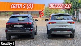 आख़िर आपको CRETA लेनी चाहिए या BREZZA देखिए इस वीडियो में  Hyundai Creta vs Maruti Suzuki Brezza🔥 [upl. by Rosabella303]