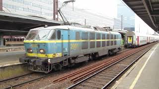 NMBS SNCB  HLE20  Reeks 20  2001  Rangering  Brussel Zuid  Anno 2013  Brttrainz  Be [upl. by Sinnelg]