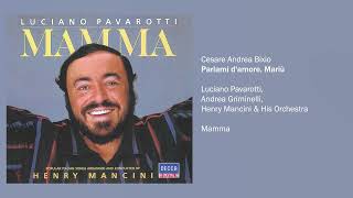 Luciano Pavarotti  Parlami damore Mariu Official Audio [upl. by Ettenaej972]