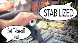 Why do the aircraft engines quotstopquot accelerating during takeoff [upl. by Eedissac839]