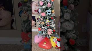 BTS Christmas tree bt21 stuffies BTS BT21official [upl. by Almond]