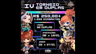 IV TORNEIO EM DUPLAS  DIA 6 FINAL [upl. by Ariaec]