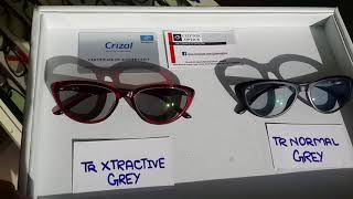 Crizal xtrative vs normal photogrey [upl. by Alleuqcaj]