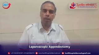 Best laparoscopic appendectomy Treated By Hardik Hospital [upl. by Bernadette]