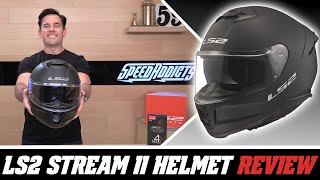 LS2 Stream II Helmet Review at SpeedAddictscom [upl. by Mitzi]