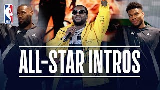 Meek Mill Headlines 2019 NBA AllStar Game Introductions  February 17 2019 [upl. by Amluz]