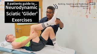 A patients guide to neurodynamic Sciatic Glider exercises [upl. by Dymphia]