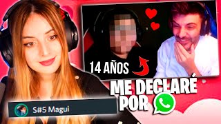 REACCIONO al VIDEO que TANTO me PEDÍAN me declaré por whatsapp  Mayichi [upl. by Oiralednac208]