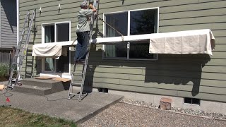 Sunsetter Retractable Awning Installation [upl. by Drofla47]