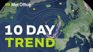 10 day trend 310822 – Change of season brings a change of weather – Met Office UK Weather Forecast [upl. by Kobi]