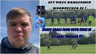 Crosby Fc Blues 43 Kirkby woodpecker Matchday vlog Sunday league classic 7 Goal thriller [upl. by Hadsall]