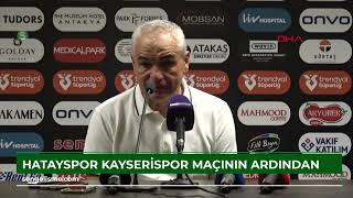 Hatayspor Kayserispor maçının ardından [upl. by Satsoc]