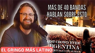 ARGENTINA🇦🇷  EL MEJOR PÚBLICO DEL MUNDO Best Crowd Ever Reacción De Un Gringo En Español 🇦🇷 [upl. by Mada]