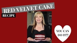 How to make a RED VELVET CAKE l Recipe l Tutorial [upl. by Hitchcock938]