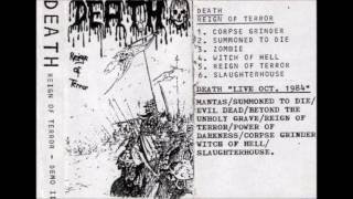 Death  Reign Of Terror FULL Demo 1984 1st Class CASSETTE RIP [upl. by Htrow]