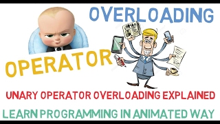 UNARY OPERATOR OVERLOADING IN C  UNARY OPERATOR OVERLOADING EXPLAINED  27 [upl. by Aeki263]