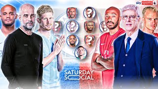 HEATED 😡 Who makes the ALL TIME Man City x Arsenal combined XI 👀  Saturday Social [upl. by Isak]