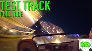 Test Track Night  Full Ride POV  Walt Disney World Epcot 2016 [upl. by Atinaw692]