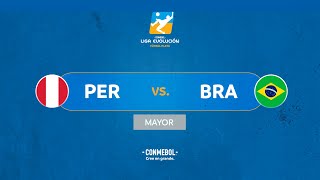 PERÚ VS BRASIL  CONMEBOL LIGA EVOLUCIÓN de FÚTBOL PLAYA  Zona Norte  MAYOR [upl. by Latisha]