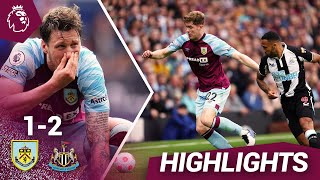 Burnley 12 Newcastle  Clarets Relegated To Championship  Premier League Highlights [upl. by Gottwald]