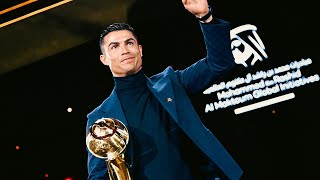 Cristiano Ronaldo Globe Soccer Awards FULL interview cristianoronaldo ronaldo [upl. by Ueihtam]