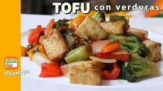 Tofu con verduras  Cocina Vegan Fácil [upl. by Jeanine]