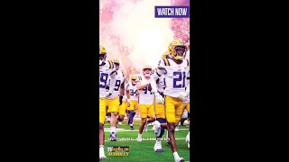 LSU Football Week 2 Brand new sound and lights in Death Valley and Nicholls State [upl. by Colfin]