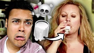 meet the woman who DRINKS PAINT ☠️Reacting To My Strange Addiction [upl. by Christyna138]