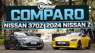 2024 Nissan Z vs Nissan 370Z Old vs new comparo  Top Gear Philippines [upl. by Delora956]