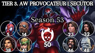 Alliance War Season 53  Provocateur Secutor  Onslaught Boss Mcoc [upl. by Leverett]