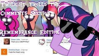 Twilight Sparkle Trolls the Comment Section Remembrance Edition [upl. by Richarda165]