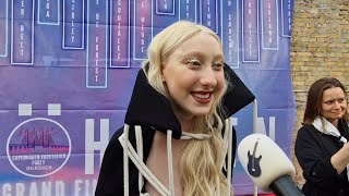 Luna quotThe Towerquot  Interview at Malmöhagen Red Carpet  Eurovision Song Contest 2024  Poland [upl. by Kern]