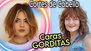 Los MEJORES CORTES de PELO para GORDITAS con PAPADA CARA REDONDA y CUELLO CORTO Perfila el Rostro [upl. by Anibla]