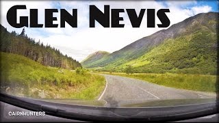 Beautiful Drive Through Glen Nevis In The Highlands Of Scotland [upl. by Aicilyt462]