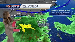 Models back off intensification of Gulf of Mexico disturbance NHC says to monitor system [upl. by Leticia947]