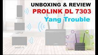 Unboxing amp review Router 4g 2022 Prolink DL 7303  Router 4G [upl. by Whyte]