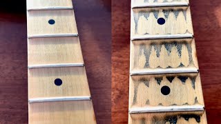 Dirty Guitar Fretboard Cleaning [upl. by Montagna756]