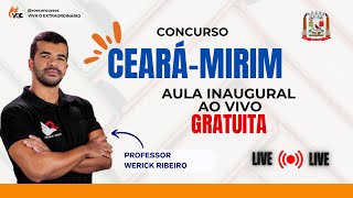 Aula Inaugural concurso CearáMirim [upl. by Rekrap]