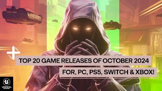 Top 20 Game Releases of October 2024 for PC PS5 Switch amp Xbox [upl. by Balcke289]