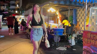 Thailand Pattaya nightlife street scenes So many pretty freelancers [upl. by Cordie352]