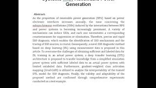 Measurement Driven Diagnostics of Mechanism and Source of Subsynchronous Oscillations in Power Syste [upl. by Gnidleif]