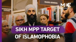 Canadian Sikh MPP target of Islamophobia [upl. by Sidman441]