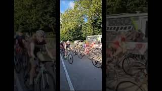 Crazy crash at derby cyclocross cycling crash [upl. by Naeerb]