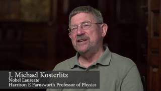 Brown congratulates Professor Michael Kosterlitz Nobel Laureate [upl. by Hada]